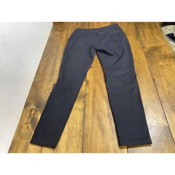 Duluth Trading Pants Womens Black ruched Knee Workout Yoga Leggings Size Small - Picture 2 of 9